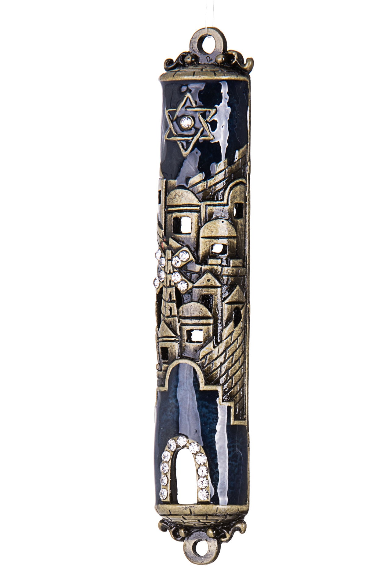 Jerusalem Mezuzah Case with Magen David