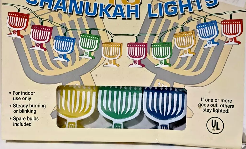 String Lights - Menorah