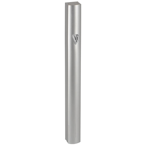 Silver Aluminum  Mezuzah