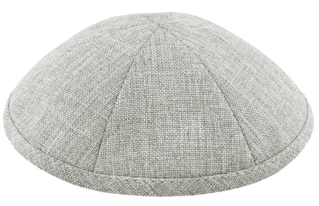 Burlap Kippah Light Grey