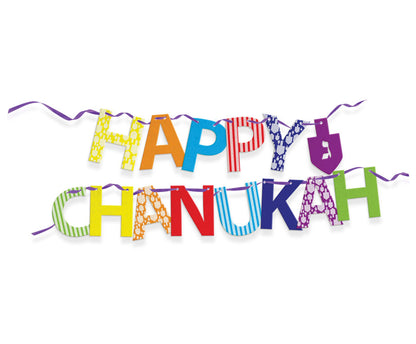 Make Your Own Felt Bunting Happy Chanukah Banner