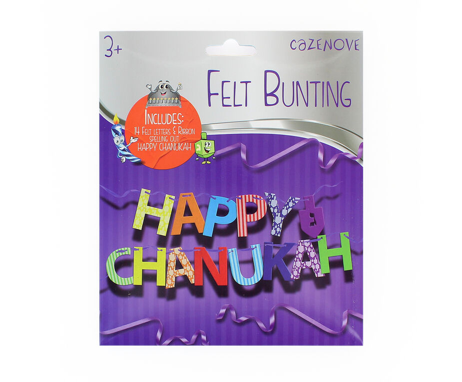 Make Your Own Felt Bunting Happy Chanukah Banner