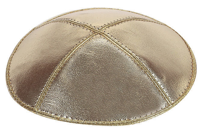 Lame' Leather Kippah