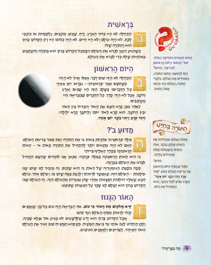 Mah BaParashah - Hebrew Edition Weekly Parashah – Sefer Bereishis - Jaffa Family Edition