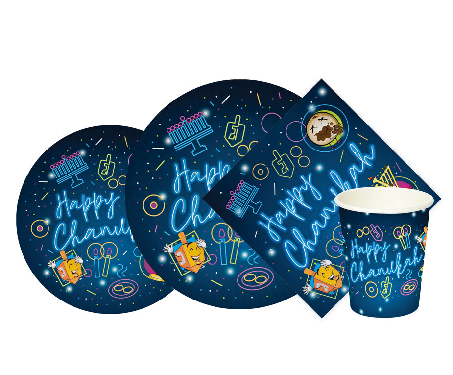 Chanukah Dinner Plate