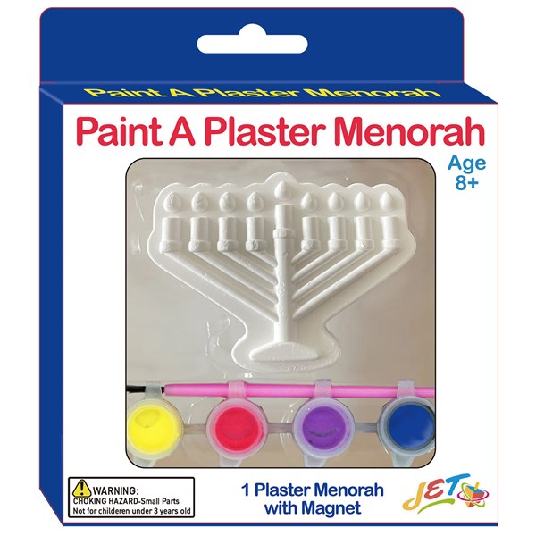 Paint a Plaster Menorah