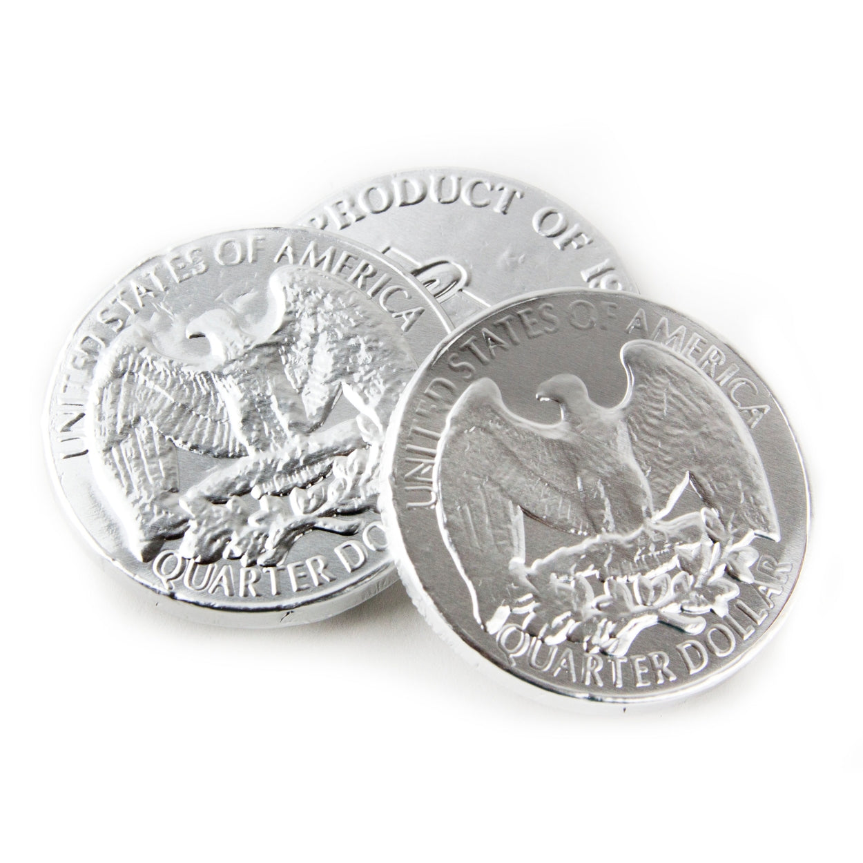 Parve Chocolate Silver Coins - 52 CT