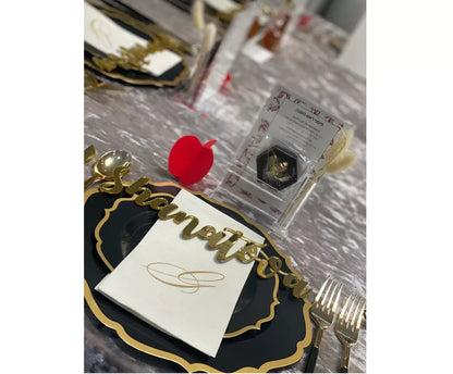 Rosh Hashanah Place Setting Words