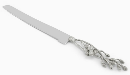 White Orchid Bread Knife