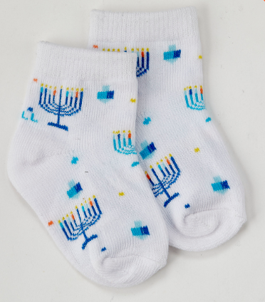 Chanukah Baby Socks