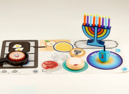 Chanukah Deluxe Wood Children's Play Set