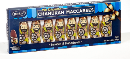 Chanukah Milk Chocolate Maccabees