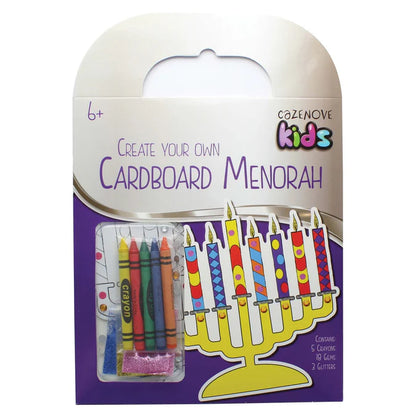 Create Your Own Cardboard Menorah