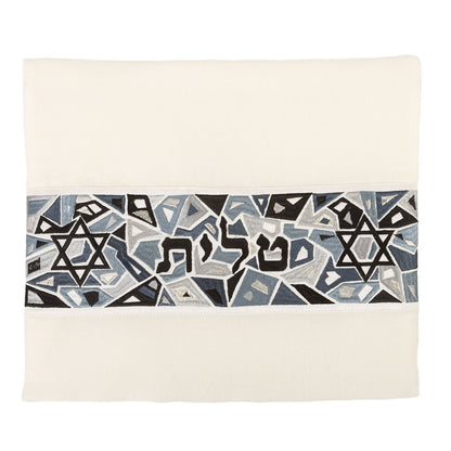 Star of David Tallit Black