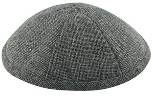 Burlap Kippah Grey