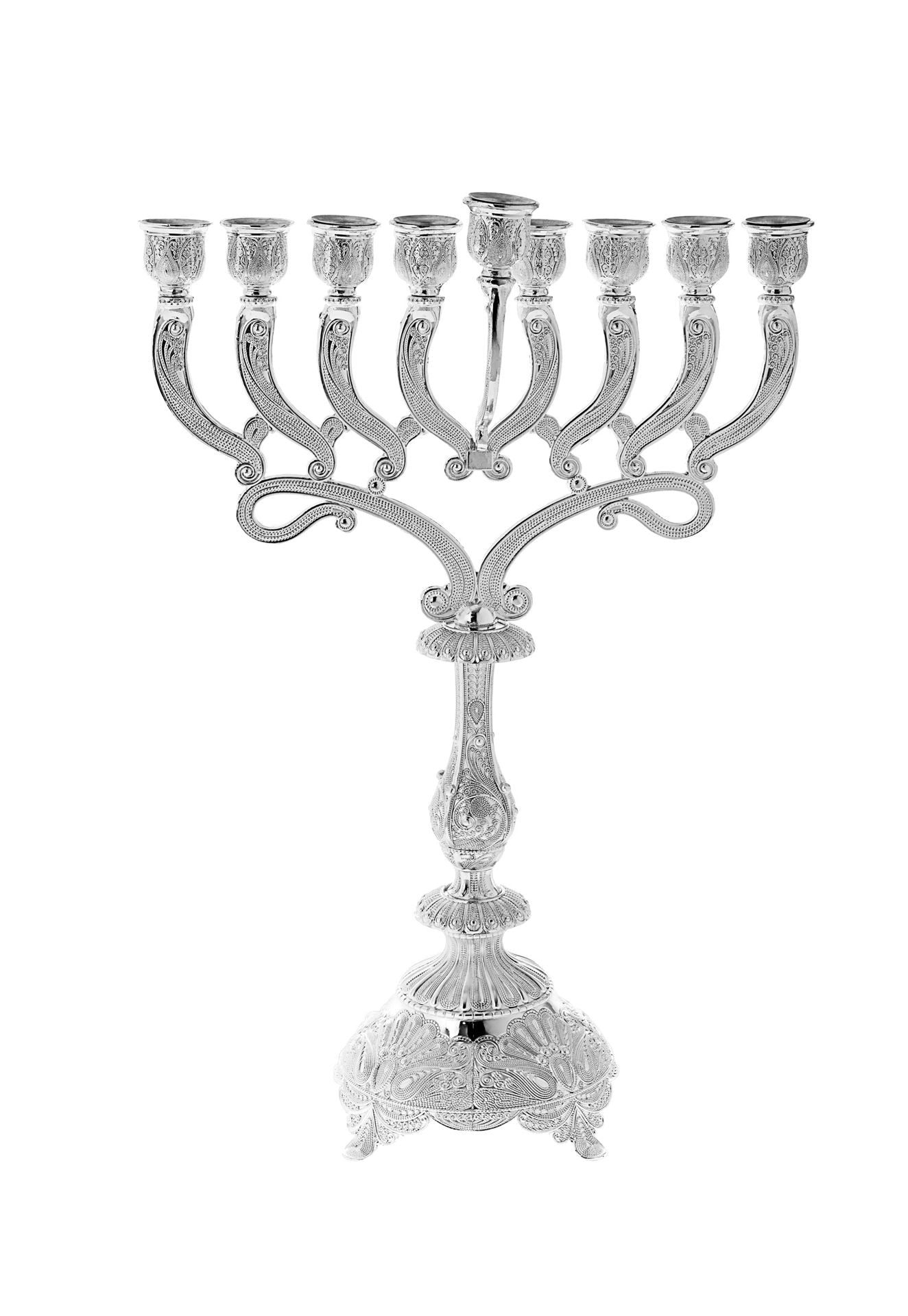 Menorah Silver Plated