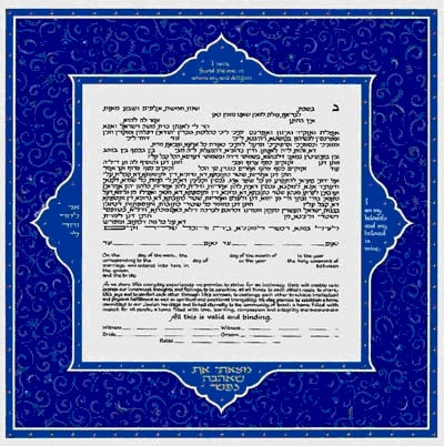 Persian Silk Ketubah