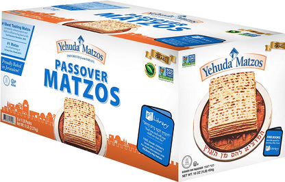 Yehuda Passover Matzos, 5 - 1 lb Packages with one Resealable Stay-Fresh Pouch, Baked Fresh for 2025