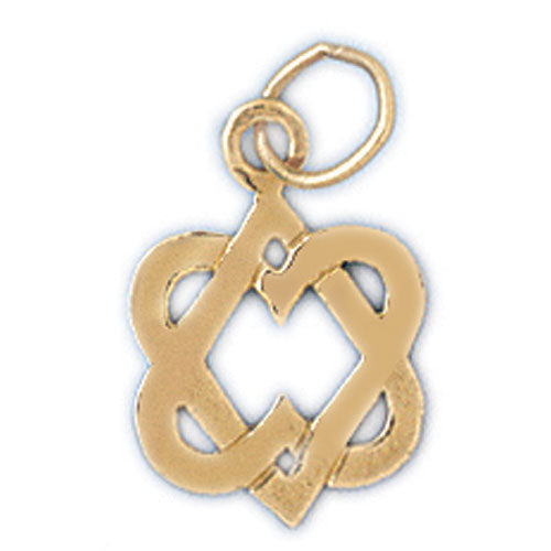 14K Gold Star of David Charm Jewelry - Mitzvahland.com All your Judaica Needs!