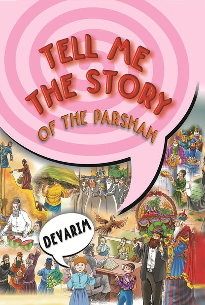 Tell Me the Story of the Parsha - 5 Volume Set Plastic Pages - Hardcover