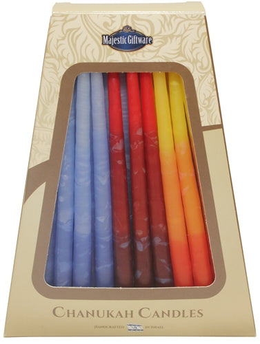 Safed Chanukah Candles - 45 Pack