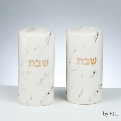 Salt & Pepper Shaker Set  Marble Design