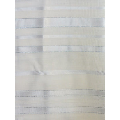 Tashbetz Non-Slip Wool Tallit with Thin Silver Stripes - Sefaradi  Size 60 - Thick String