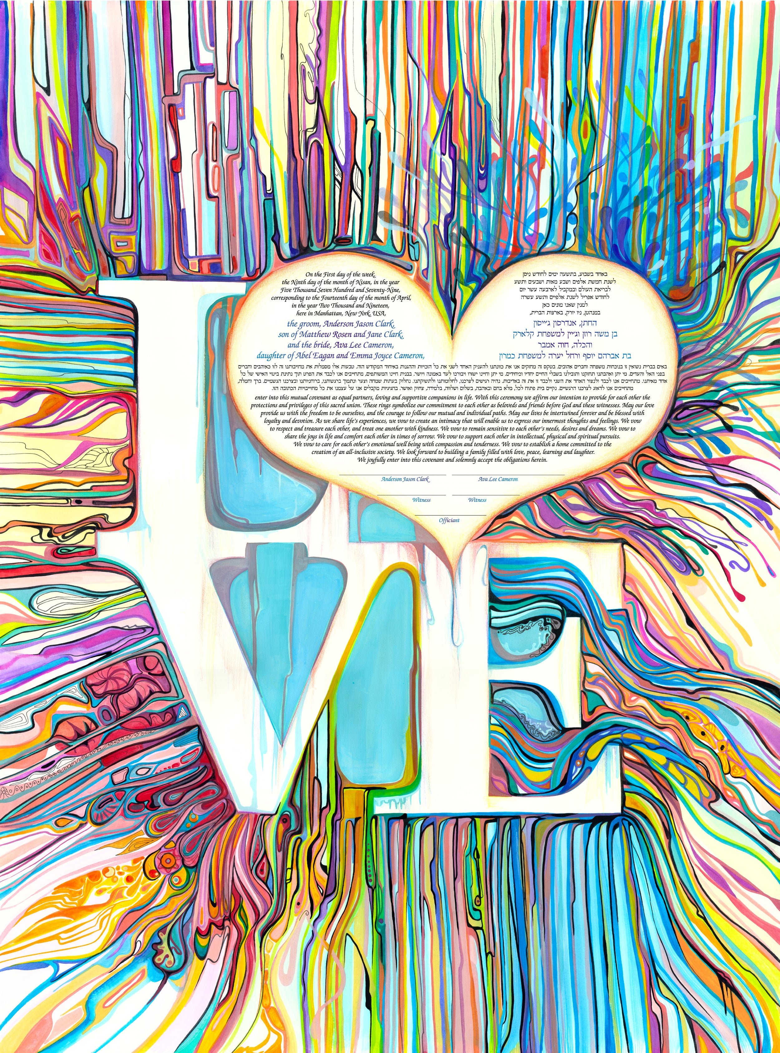 The Power of Love Ketubah