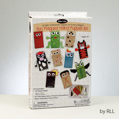 Passover 10 Plagues Puppet Kit