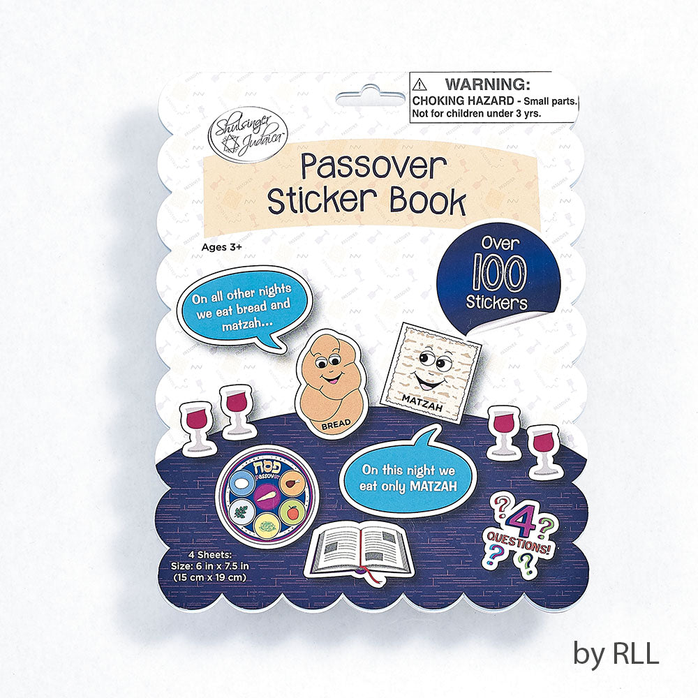 Passover Sticker Book, 100+ stickers, 4 Pages