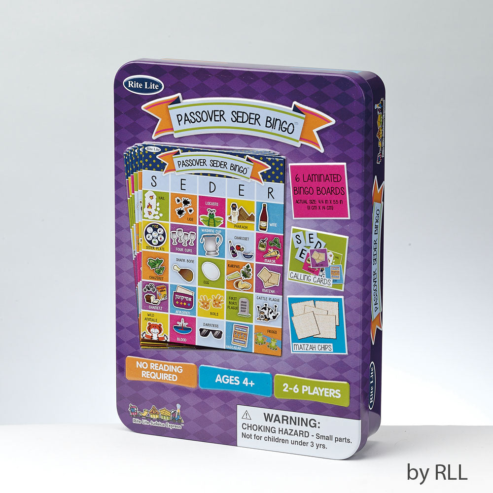 Passover Seder Bingo Game in Collectible Tin