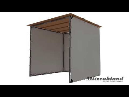 Extra Large Sukkah Kits 20 x 20 Easy Compact Sukah - Certified Kosher