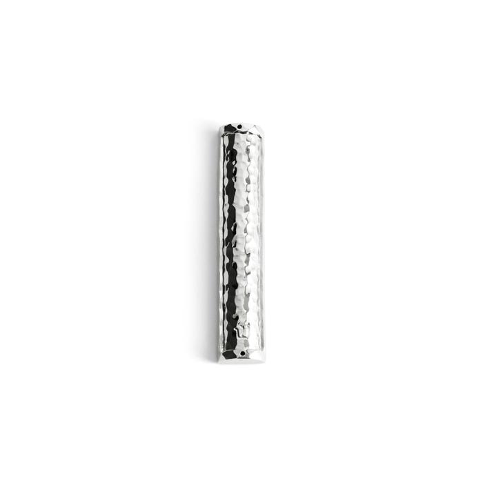 Hammertone Nickelplate Mezuzah