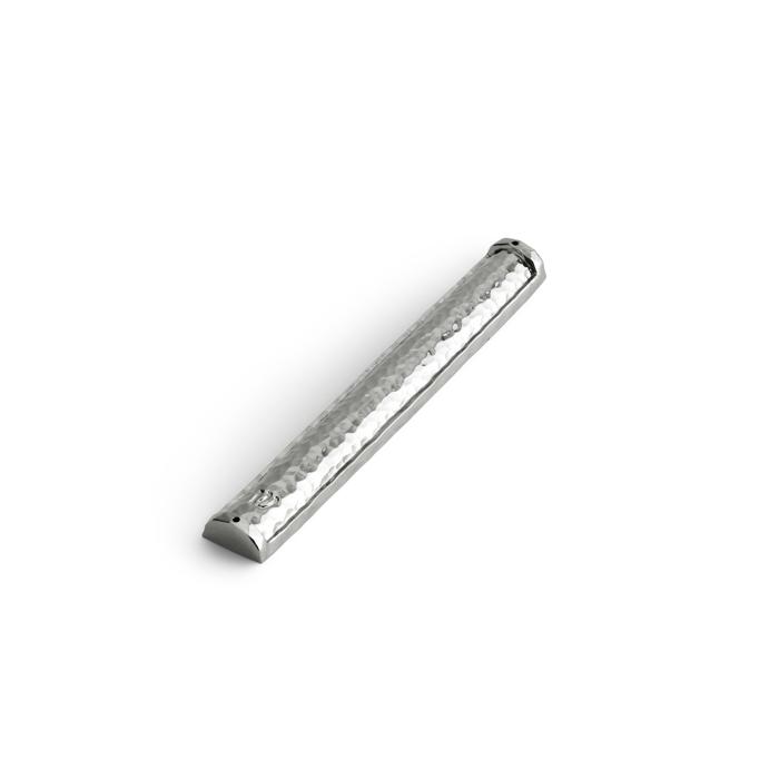 Hammertone Nickelplate Mezuzah