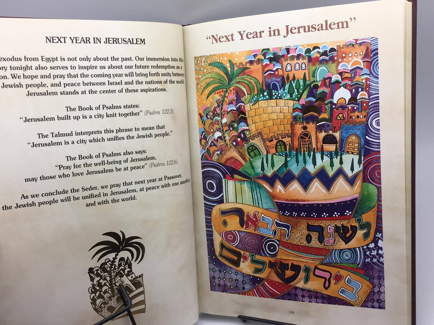 Sephardic art Haggadah by Raphael Abecassis and Daniel Bouskila Hyman